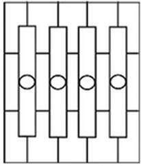 Эскиз 1035 решетки на окна