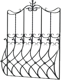 Эскиз 3015 - кованые решетки на окна
